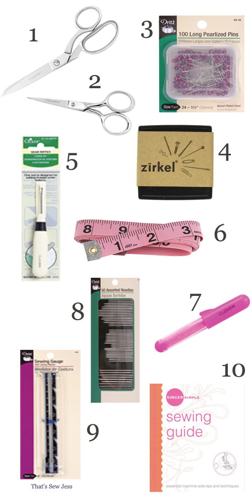 10 Items for a Beginner Sewing Kit That's Sew Jess